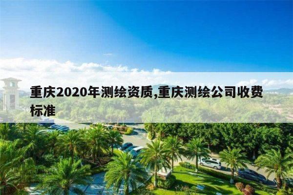 重庆2020年测绘资质,重庆测绘公司收费标准