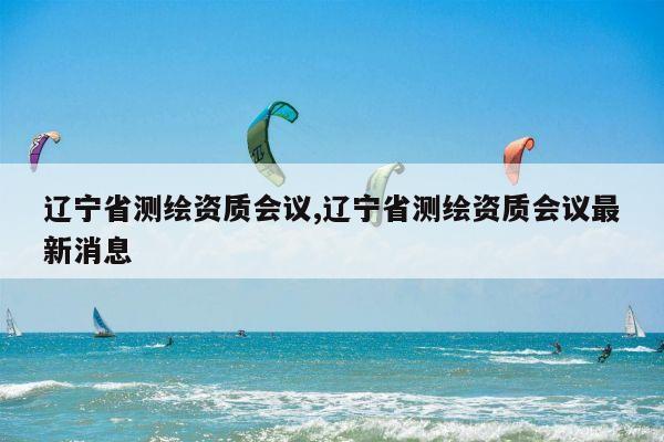 辽宁省测绘资质会议,辽宁省测绘资质会议最新消息